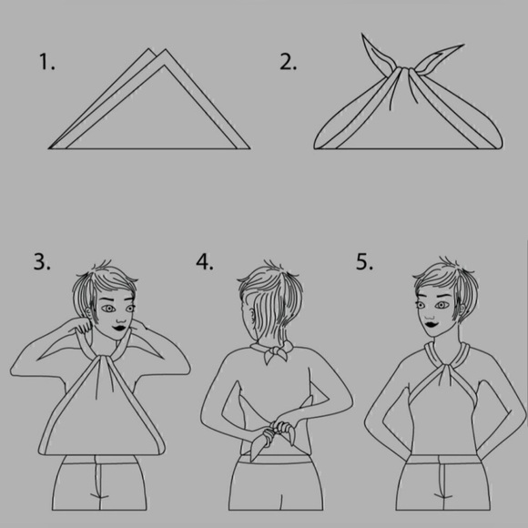 🆕Luxury Satin  Scarf Top - Picture 6 of 13